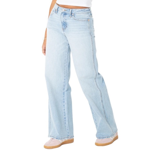 Celebrity Pink Women's Baggy Wide Leg Jeans - Picture 4 of 5